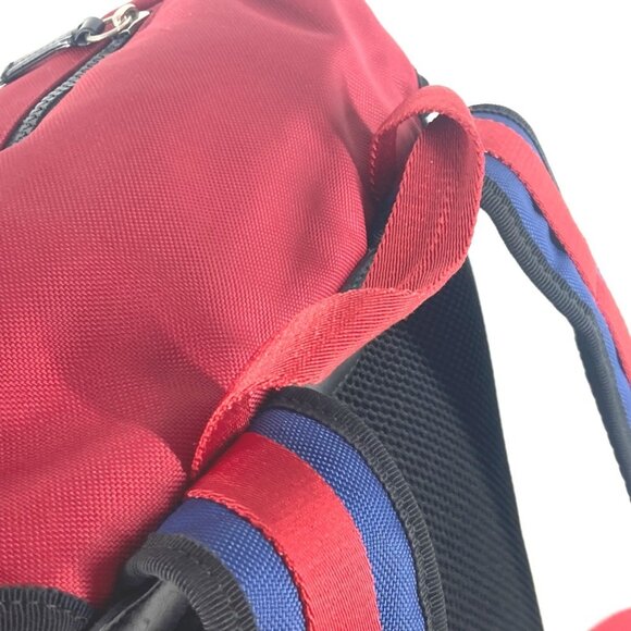 GUCCI Black Canvas Backpack